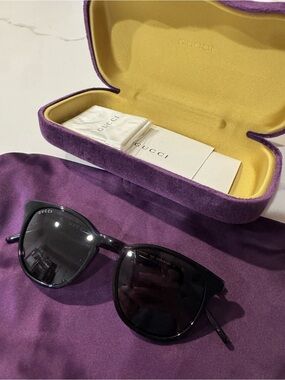 Gucci 50mm round sunglasses